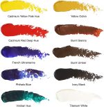 Winsor & Newton Winton Oil Color Paint, Basic Set, 10 x 21ml Tubes - Image 5